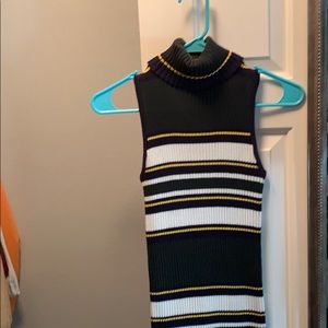 Turtleneck sweater dress